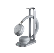 מערכות ראש אלחוטיות BT BH72 with Charging Stand Light Gray USB-A Teams